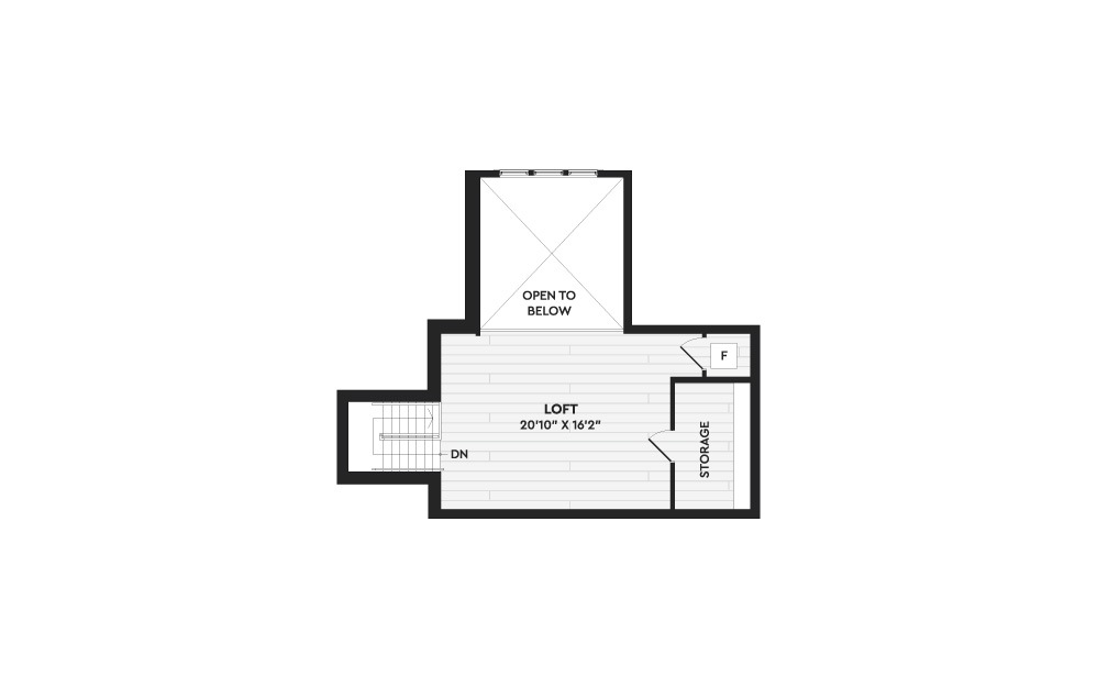 B10+L - 2 bedroom floorplan layout with 2 baths and 1912 square feet. (Floor 2)