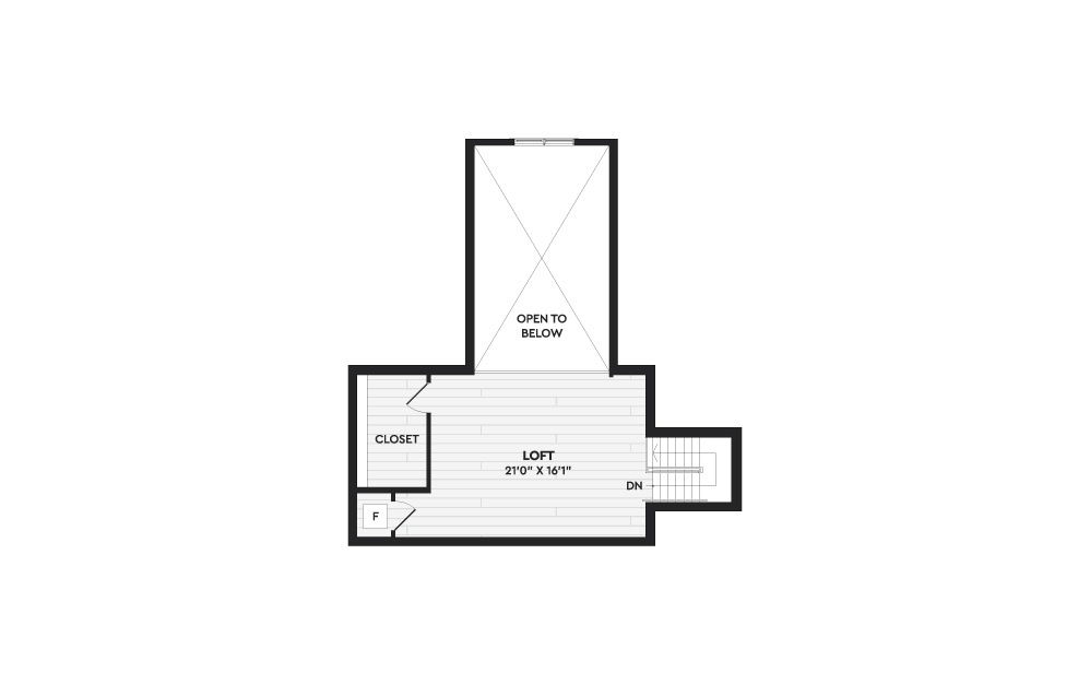 B1A+L - 2 bedroom floorplan layout with 2 baths and 1768 square feet. (Floor 2)