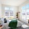 bright, furnished bedroom