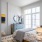 bright, furnished bedroom