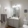 shower/tub combo in brightly lit bathroom