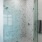 shower/tub combo in brightly lit bathroom