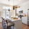 open kitchen with under cabinet lighting