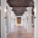 long, wide hallway brightly lit