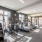 cardio equipment in well lit fitness center