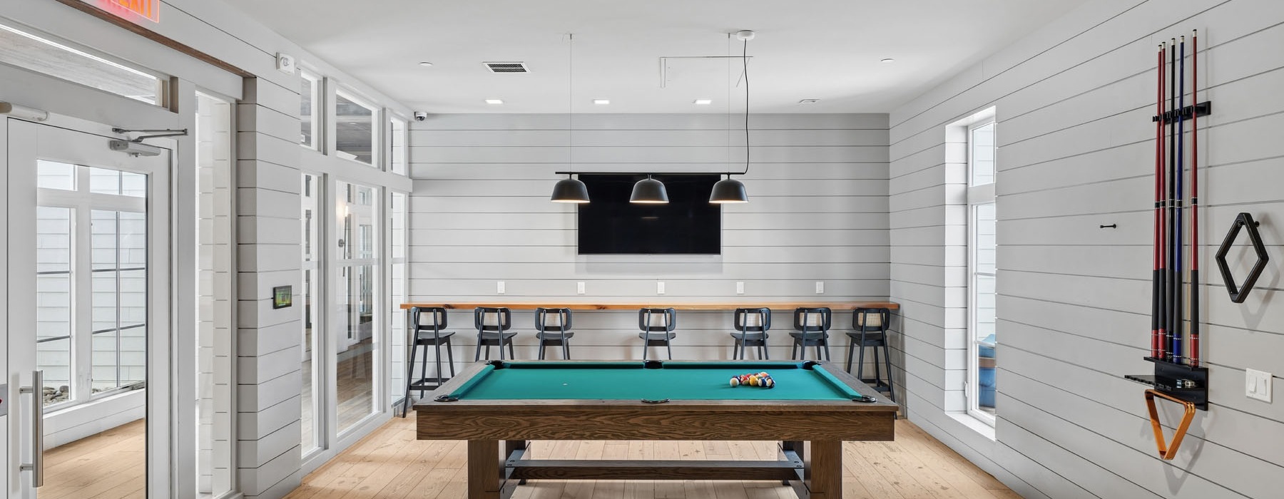 pool table at the anchorage apartments in fairfield ct